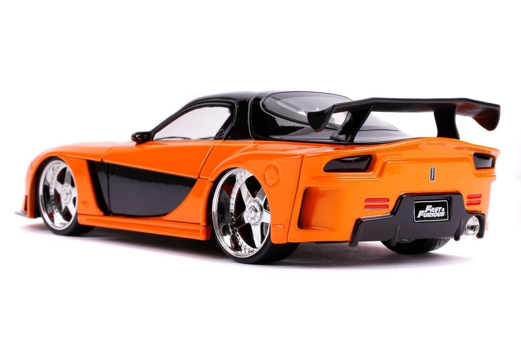 Model Rychle a Zběsile Mazda RX-7 Tokyo Drift 1:24 s figurkou
