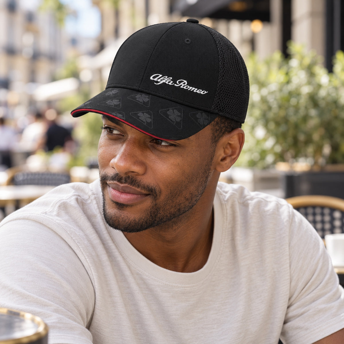 Trucker kšiltovka Alfa Romeo Elite Casual – černá – ilustrační foto (AI)