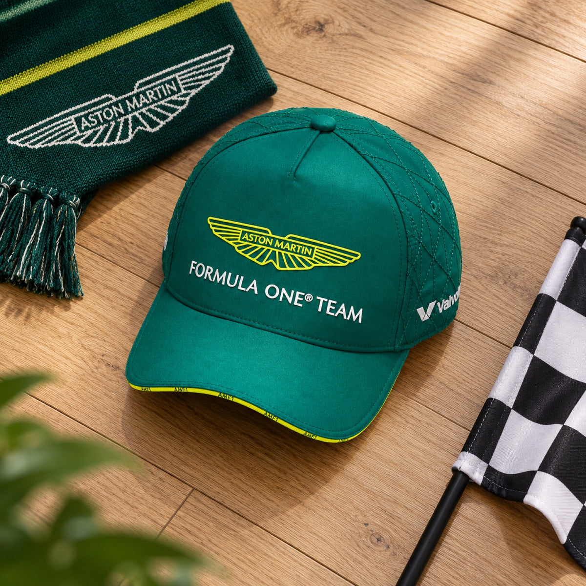 Dětská týmová kšiltovka Aston Martin F1 Team – zelená – ilustrační foto (AI)