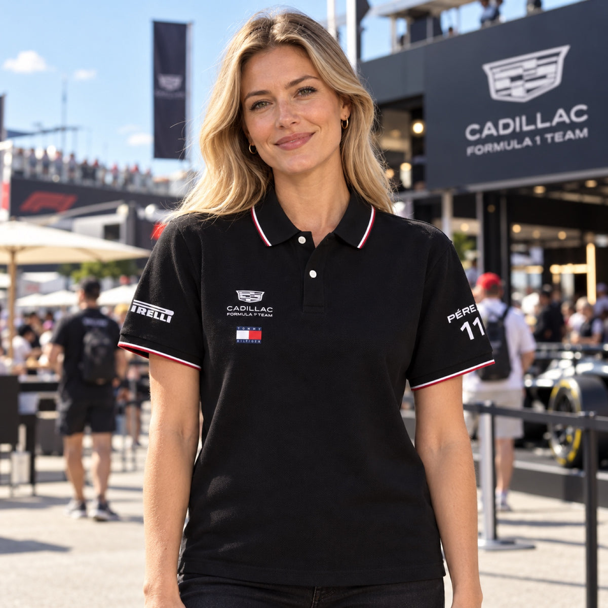Polokošile Sergio Perez Cadillac F1 x Tommy Hilfiger – Team Edition – ilustrační foto (AI)