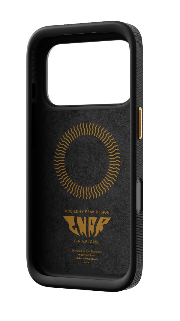 Kryt Peak Design GNAR Case pro iPhone 18 Pro - černá