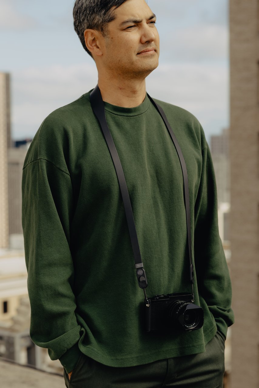 Peak Design Form - kožený řemínek na fotoaparát dlouhý - Black