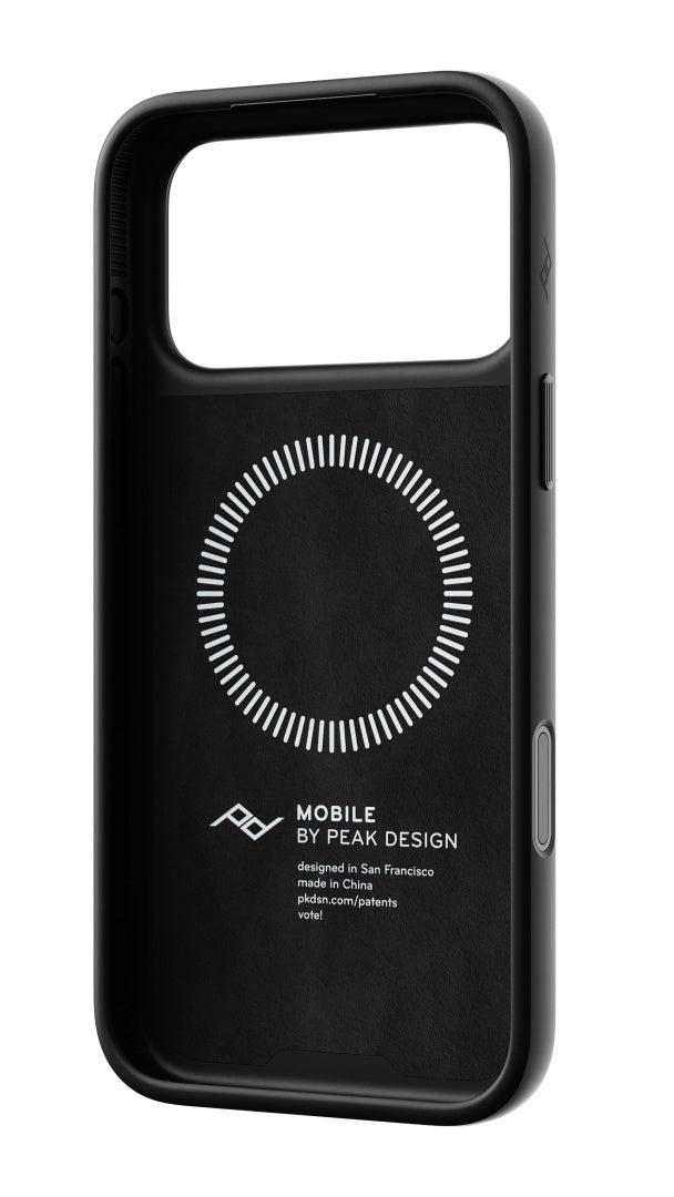 Kryt Peak Design Everyday Case Slimlink pro iPhone 18 Pro Max - černá kůže