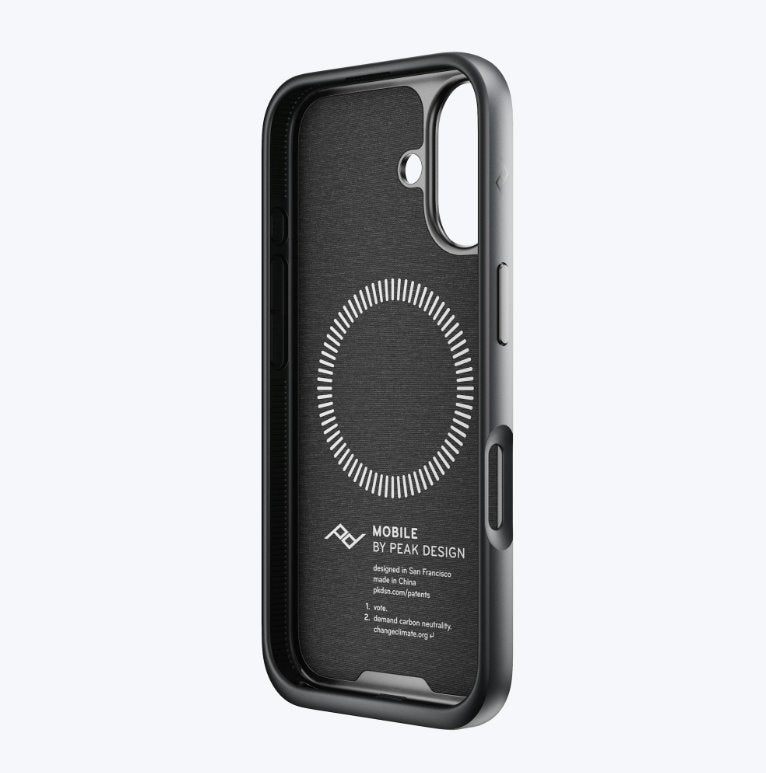 Pouzdro Peak Design Everyday Case pro iPhone 16 Standard - Charcoal
