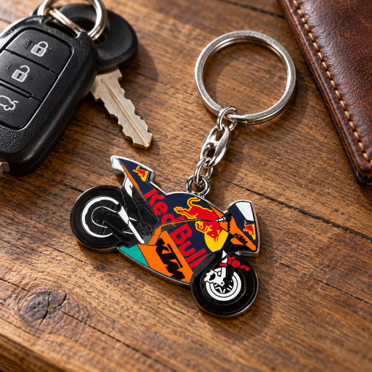 Klíčenka KTM Red Bull MotoGP – ilustrační foto (AI)