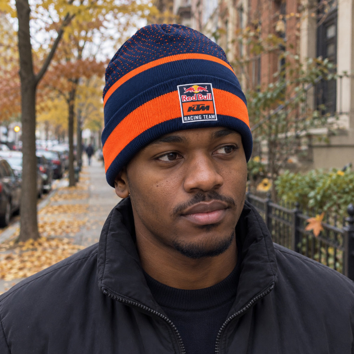 KTM Red Bull Racing Apex Beanie – ilustrační foto (AI)