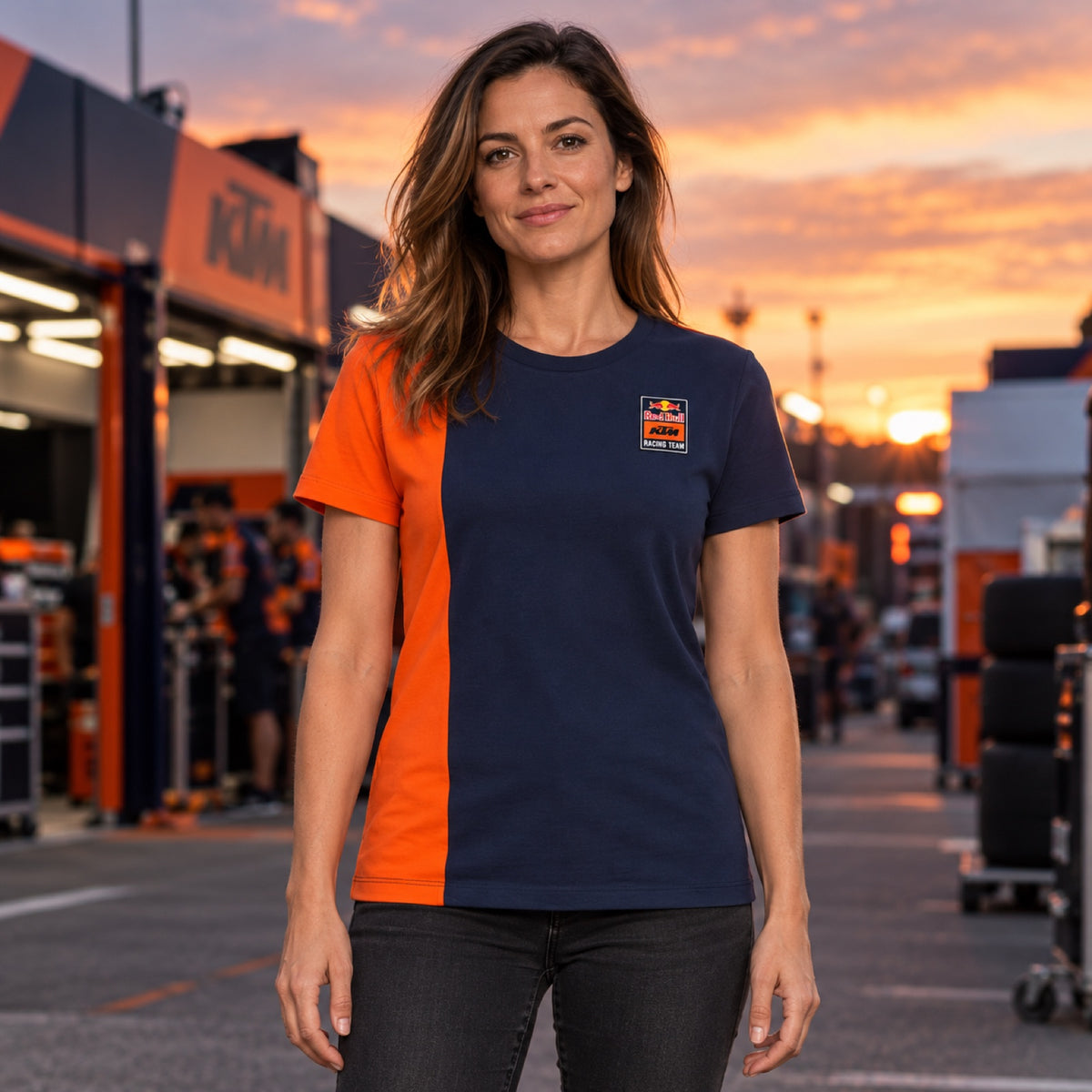 Dámské tričko KTM Red Bull Racing Apex – ilustrační foto (AI)