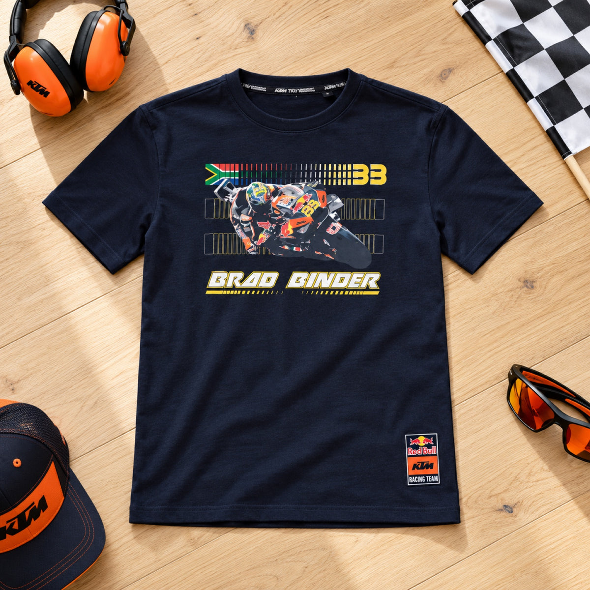 Dětské tričko KTM Red Bull Racing #33 Binder – 152 cm – ilustrační foto (AI)