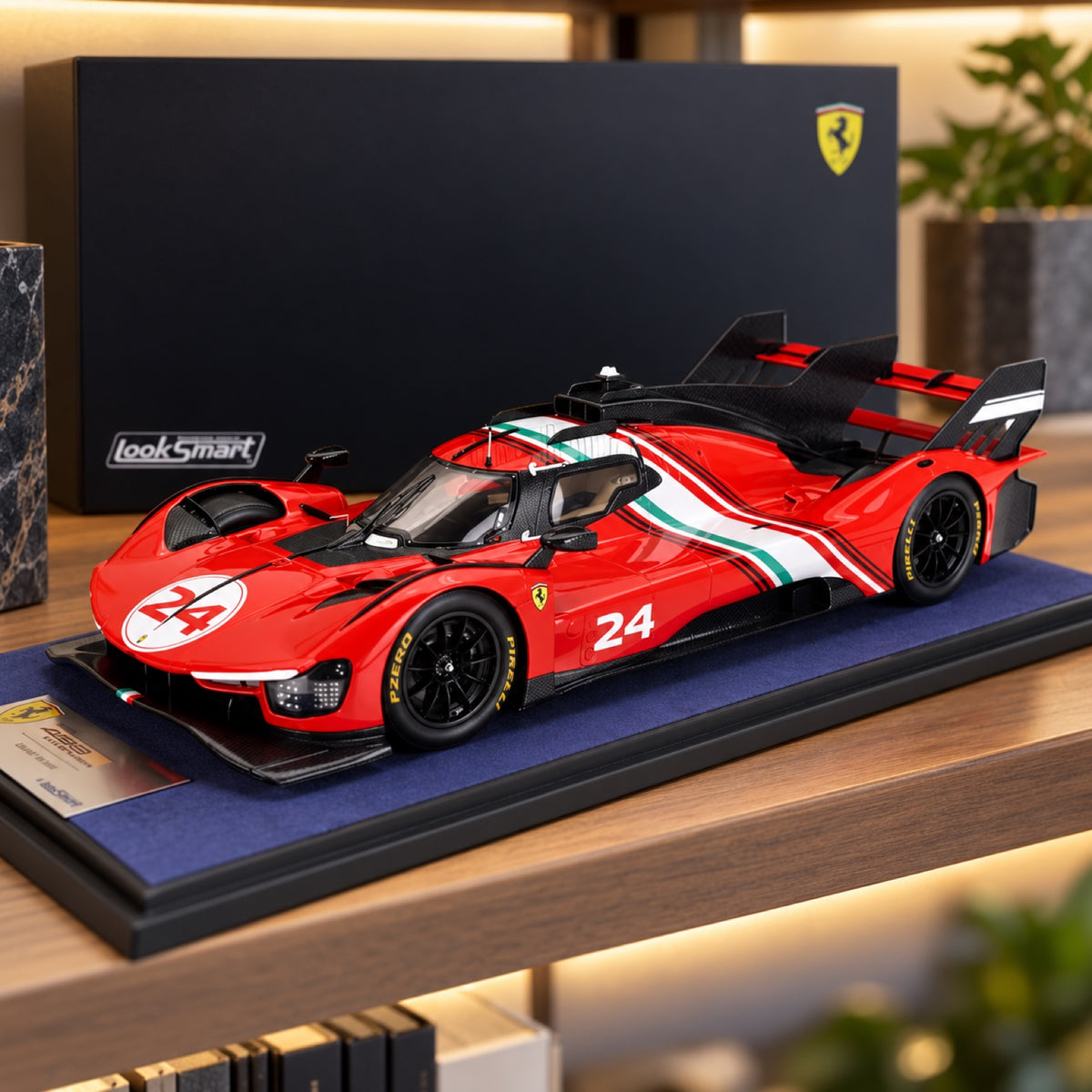 Model LookSmart Ferrari 499P č. 24 – Modificata Edition – ilustrační foto (AI)