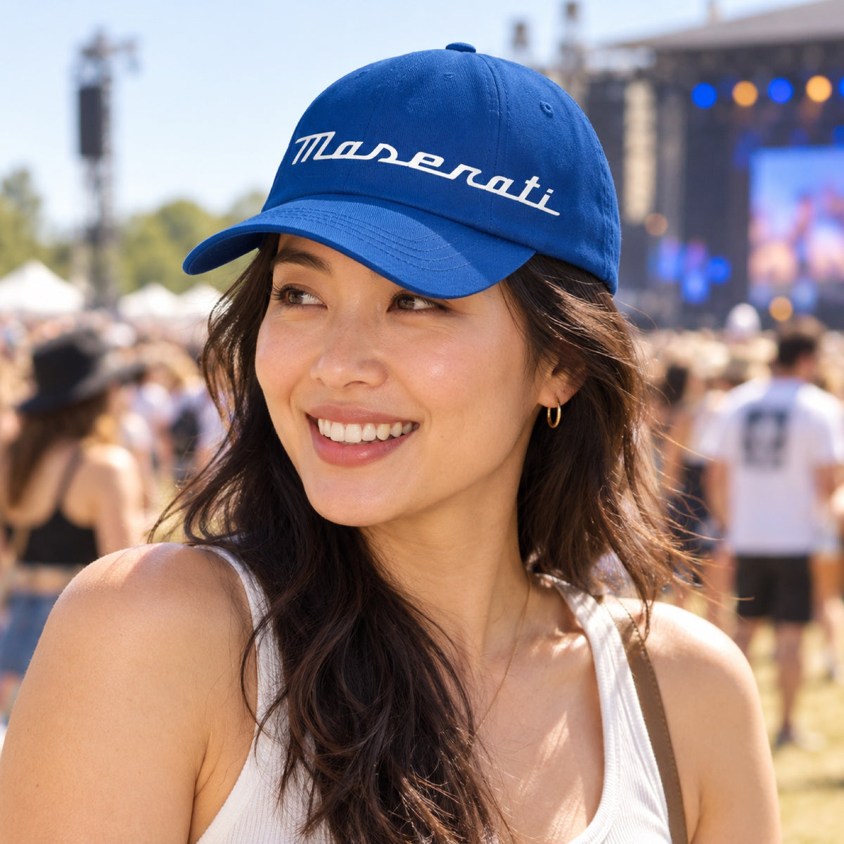 Kšiltovka Maserati Casual – modrá – ilustrační foto (AI)