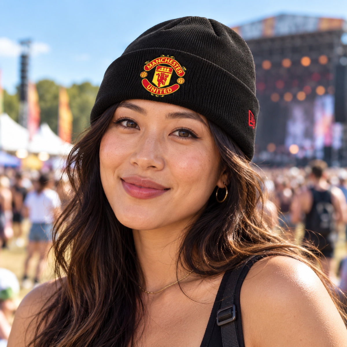 Čepice MANCHESTER UNITED CORE – černá – ilustrační foto (AI)