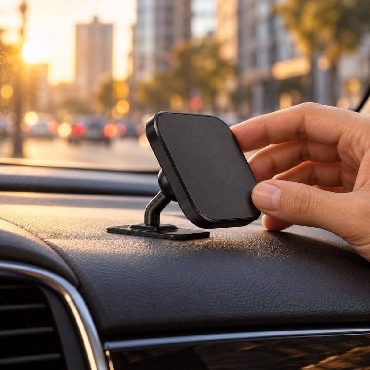 Držák do auta Peak Design Car Mount VHB – černý – ilustrační foto (AI)