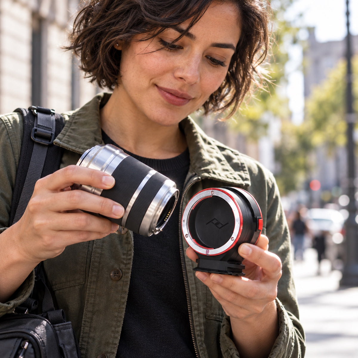 Pouzdro na objektivy Peak Design Lens Kit – Sony – ilustrační foto (AI)