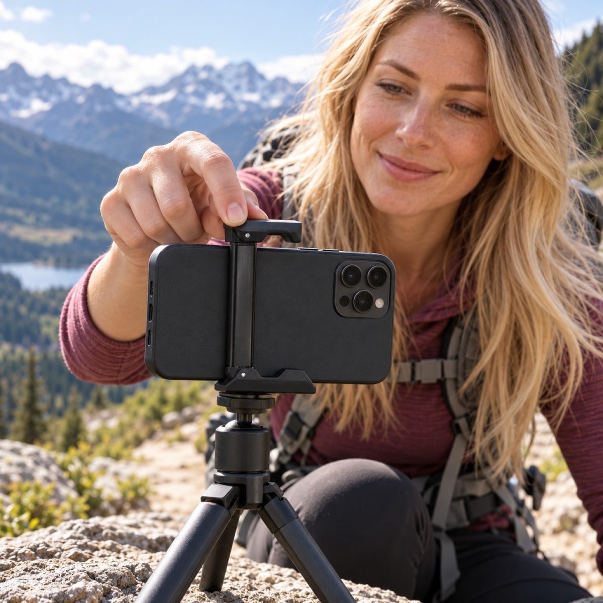 Držák telefonu Peak Design Phone Mount – ilustrační foto (AI)