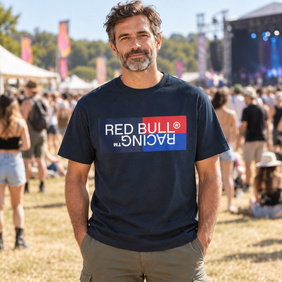 Tričko Pepe Jeans – Red Bull Racing – tmavě modré – ilustrační foto (AI)