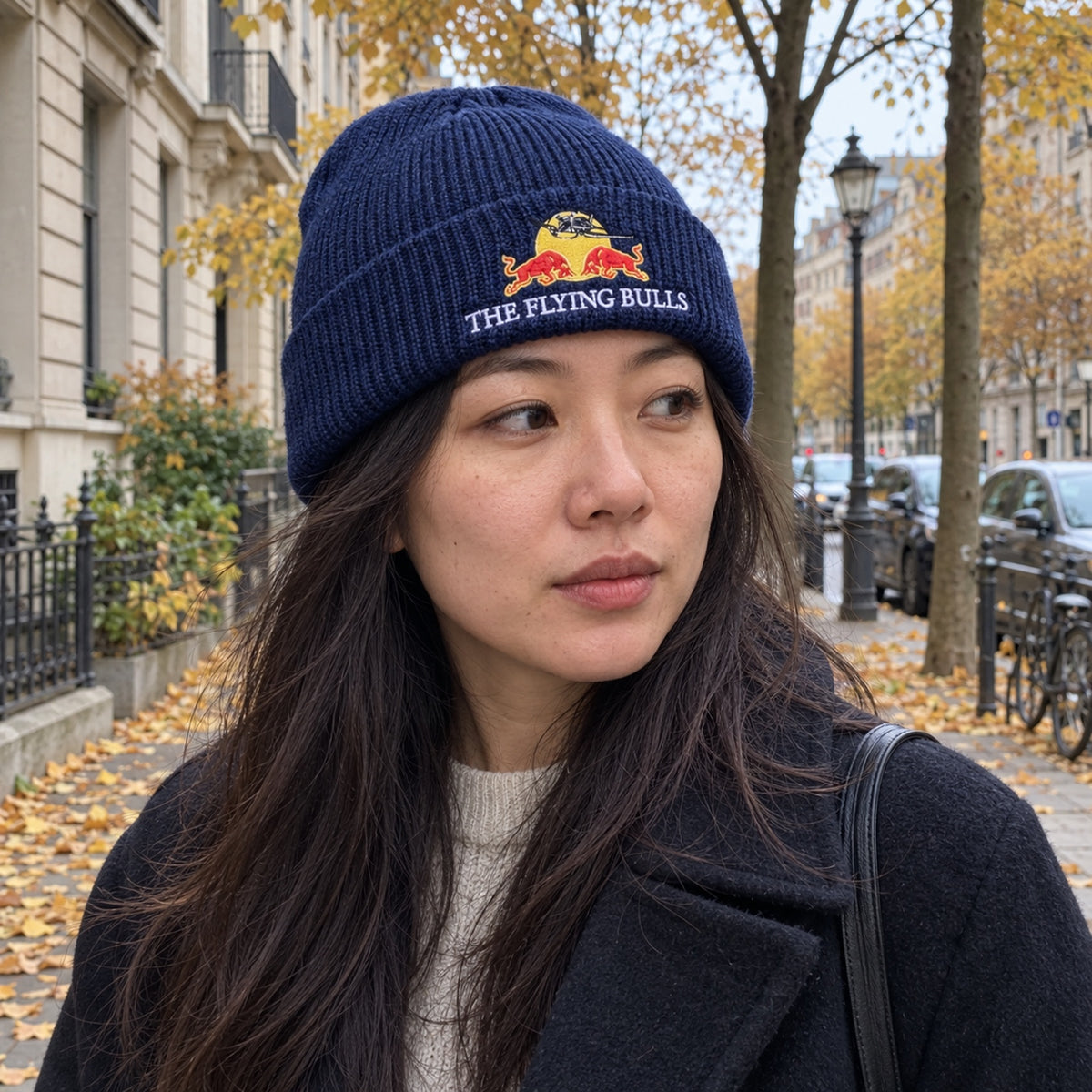 Red Bull The Flying Bulls Winter Beanie with Logo – ilustrační foto 2 (AI)