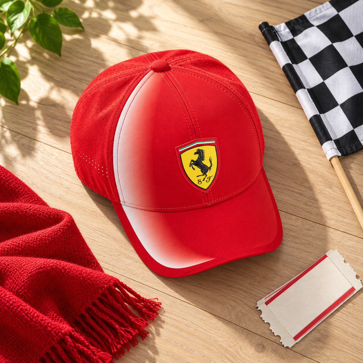 Dětská týmová kšiltovka Scuderia Ferrari F1 x Puma – Team Edition – ilustrační foto (AI)