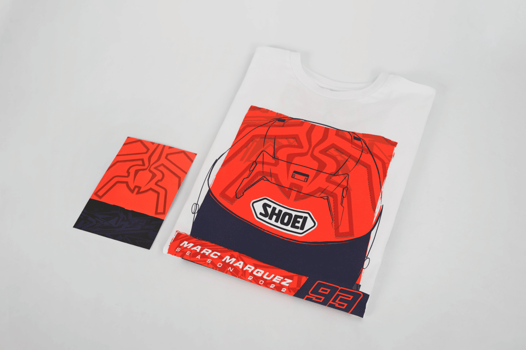 Marc Marquez triko Season Helmet bílé