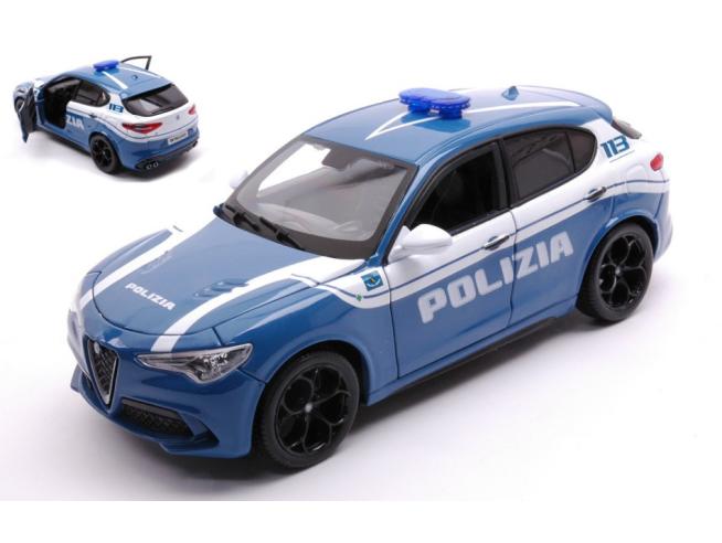 Model Bburago Alfa Romeo Stelvio Polizia v měřítku 1:24