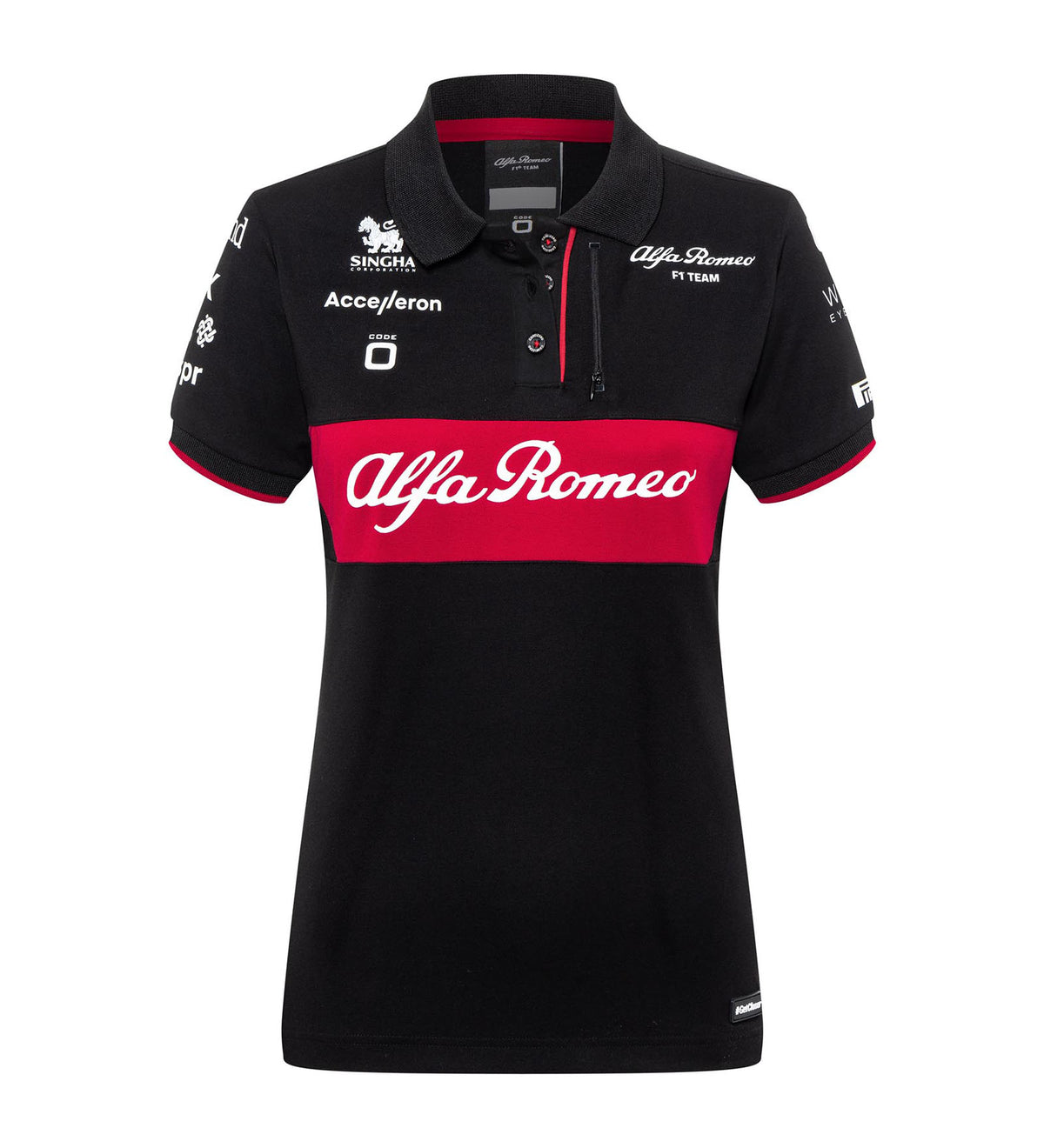 Alfa Romeo F1 Team dámská týmová polokošile černá