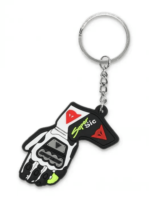 Klíčenka Marco Simoncelli Super Sic ve tvaru rukavice