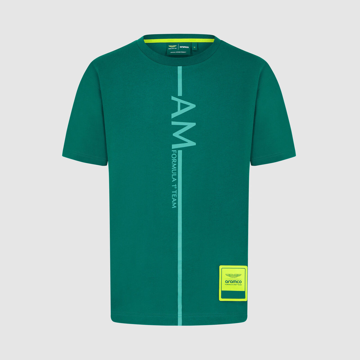 Aston Martin F1 Team volnočasové tričko Oversize zelené