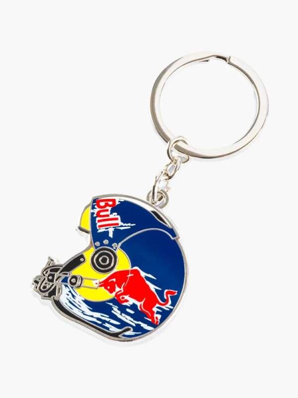Red Bull klíčenka The Flying Bulls s motivem přilby
