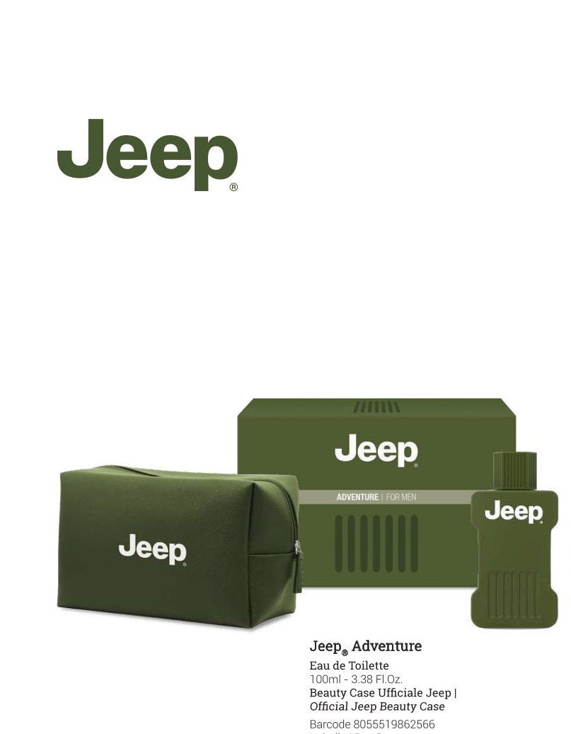 Jeep Adventure Eau De Toilette 100 ml + toaletní taška Jeep