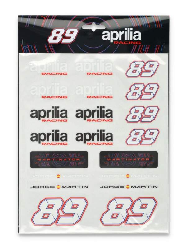 Velké balení samolepek Jorge Martin - Aprilia