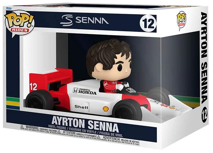 Figurka Funko POP Ayrton Senna Formule 1 McLaren – edice Deluxe
