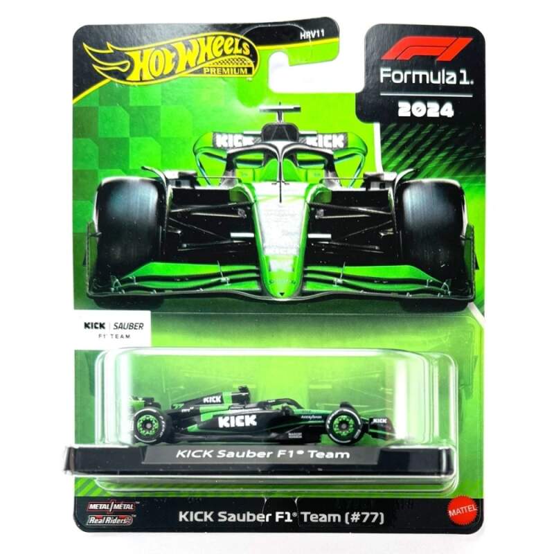 Model Hot Wheels F1 Premium – Valtteri Bottas KICK Sauber F1