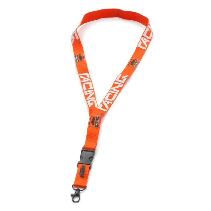 Klíčenka s karabinou KTM Racing oranžová s logem