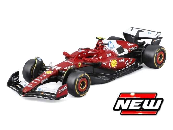 Model Scuderia Ferrari SF-25 BBurago #44 Lewis Hamilton 2025