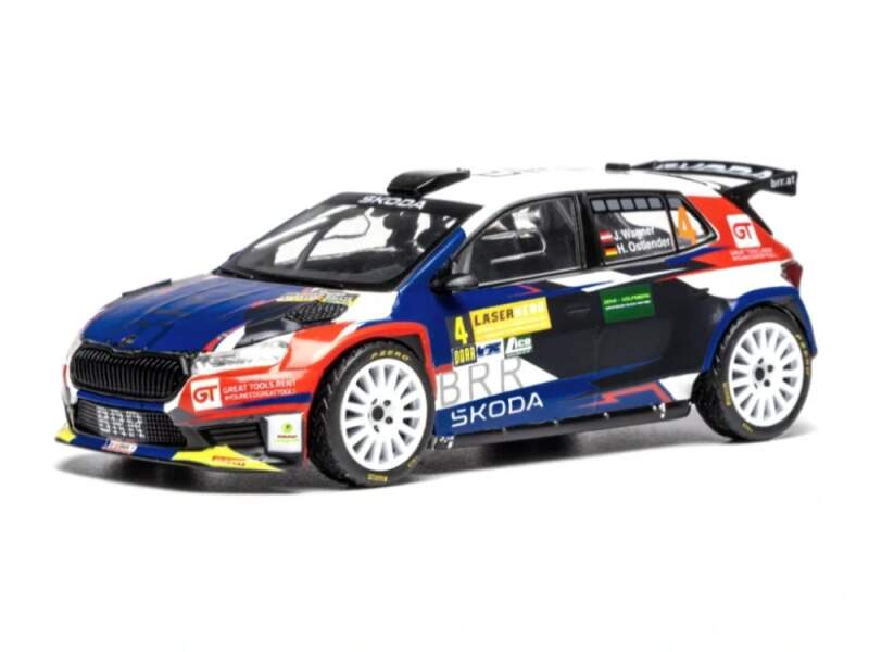Model IXO Škoda Fabia Rally2 - Lavanttal Rally 2024 #4 Wagner - Ostlender