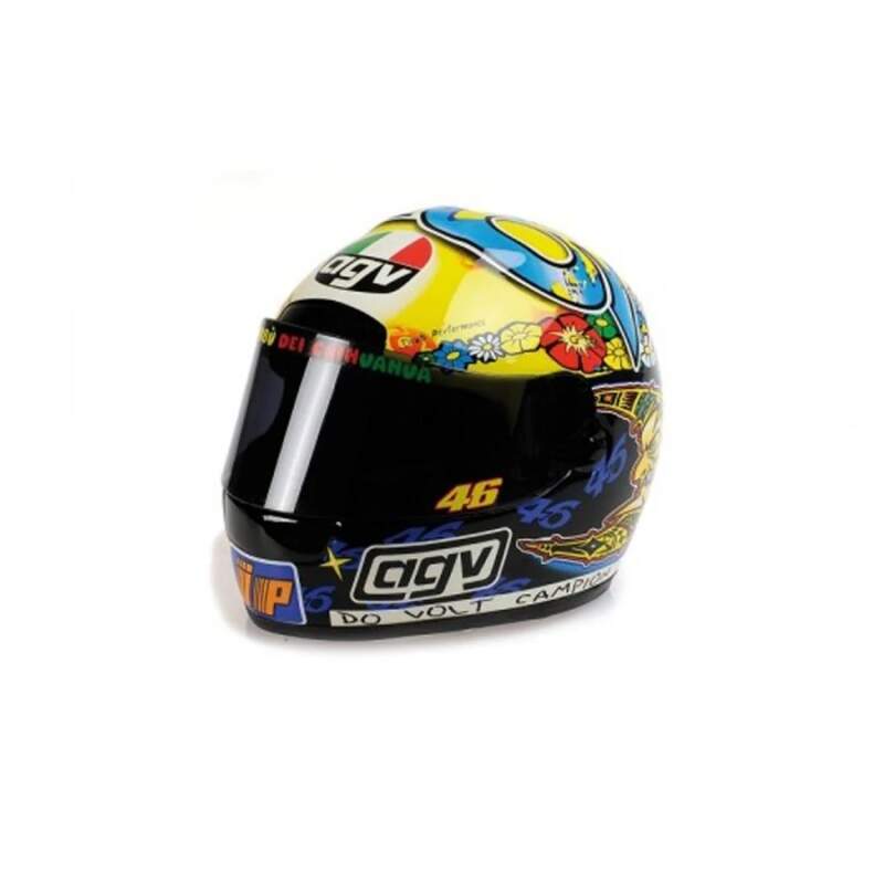 Model přilby MotoGP Valentino Rossi Brazilie 1999 Jacarepaguà