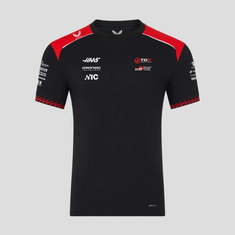 Tričko Haas F1 Team s logy sponzorů - týmová edice