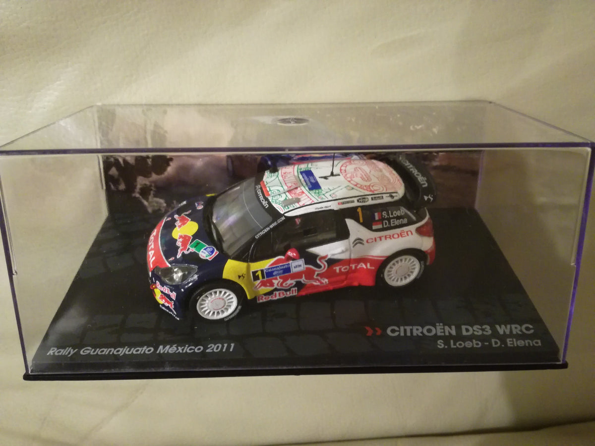 Model Citroën DS3 WRC Red Bull S. Loeb, vítěz Rally Mexico 2011