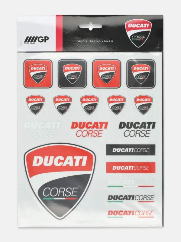 Velké balení samolepek Ducati Corse
