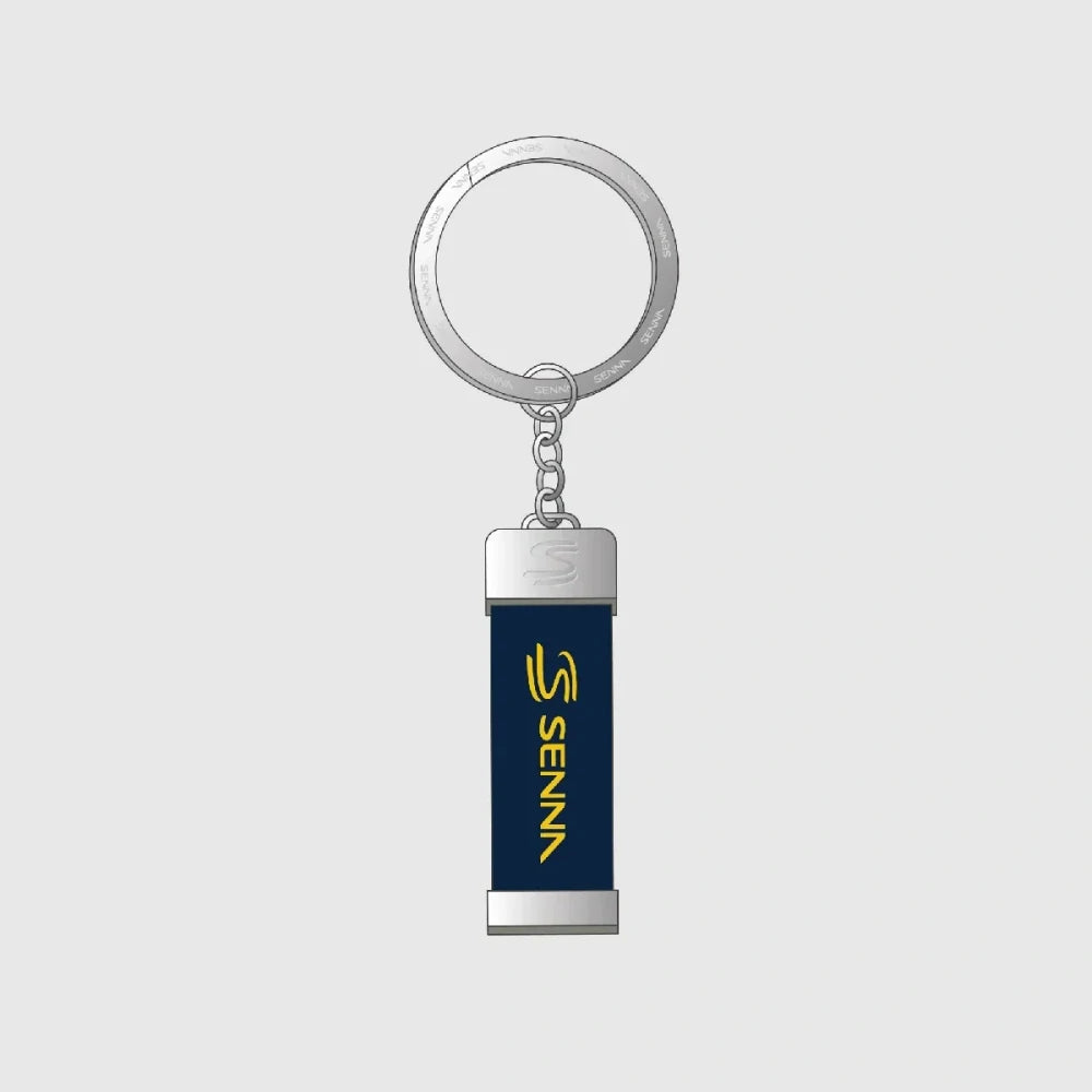 Klíčenka Ayrton Senna Signature – tmavě modrá
