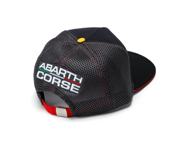 Abarth Corse kšiltovka s rovným kšiltem šedá