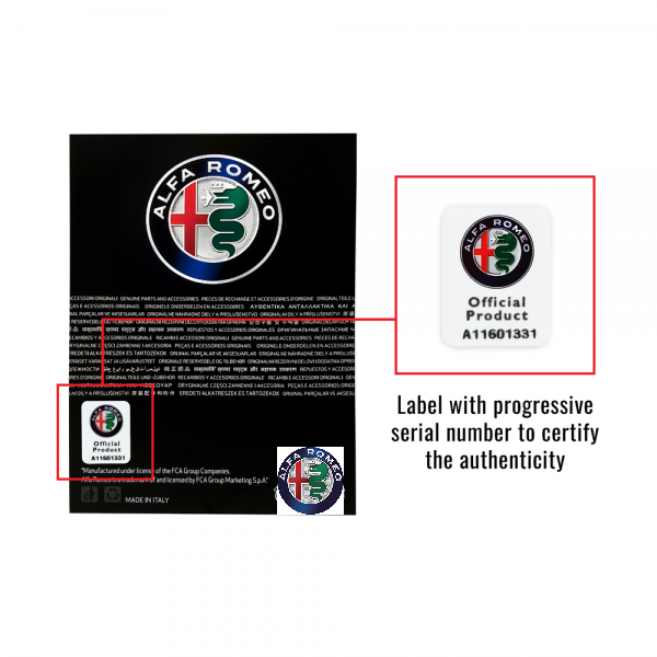 Samolepka Alfa Romeo 3D