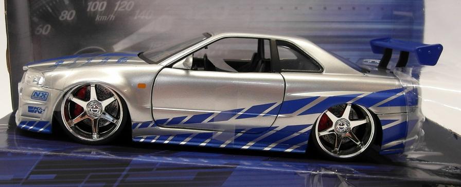 Model Rychle a Zběsile Nissan Skyline R34 2002