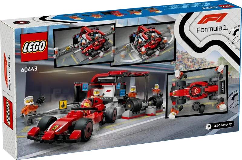 Stavebnice LEGO Ferrari – box Formule 1 – edice City