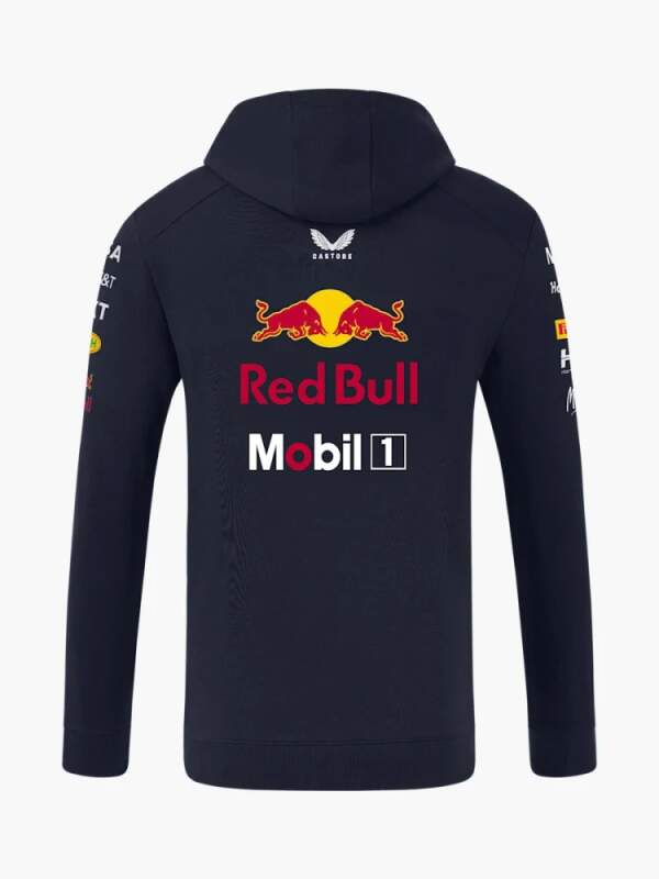 Týmová mikina s kapucí Oracle Red Bull Racing s logy sponzorů