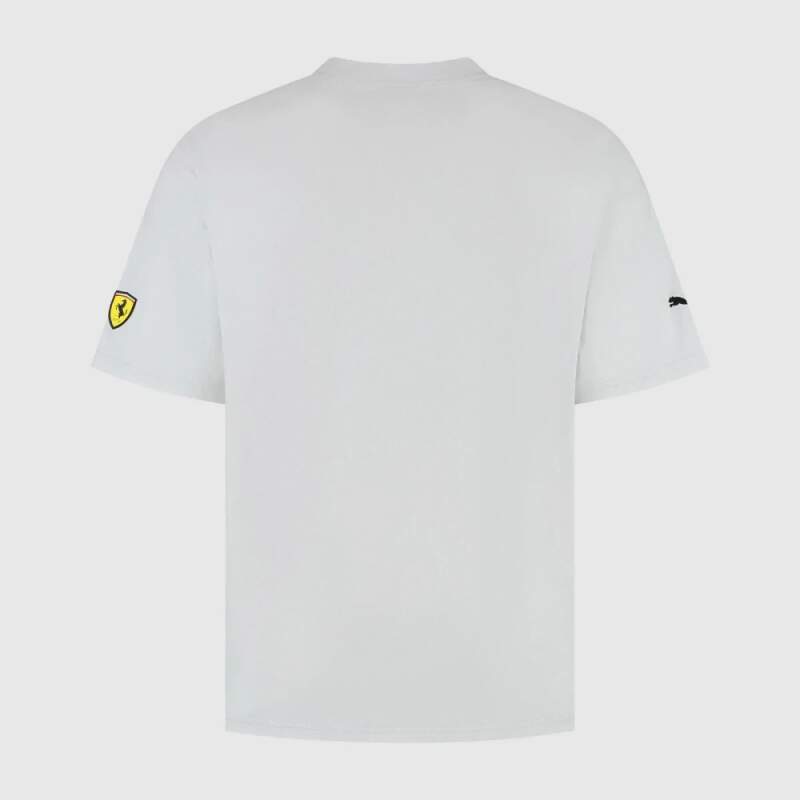 Volnočasové tričko Scuderia Ferrari F1 s motivem SF šedé