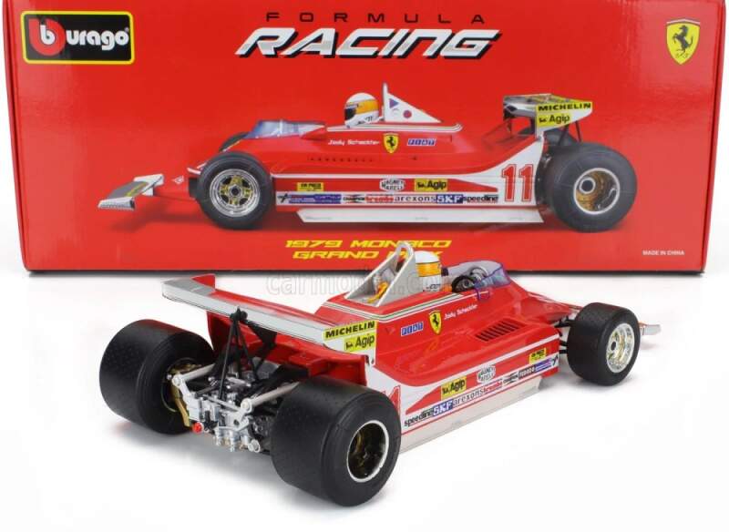 Model Ferrari F1 312T4 1979, GP Monaka, J. Scheckter