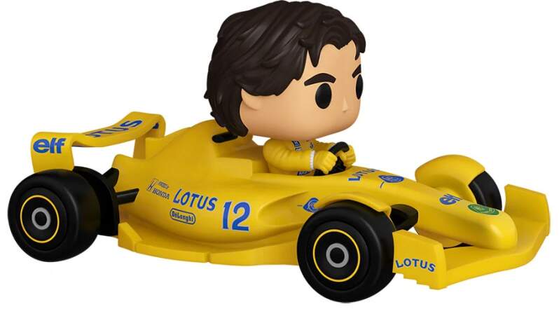 Figurka Funko POP Ayrton Senna Formule 1 Lotus – edice Deluxe
