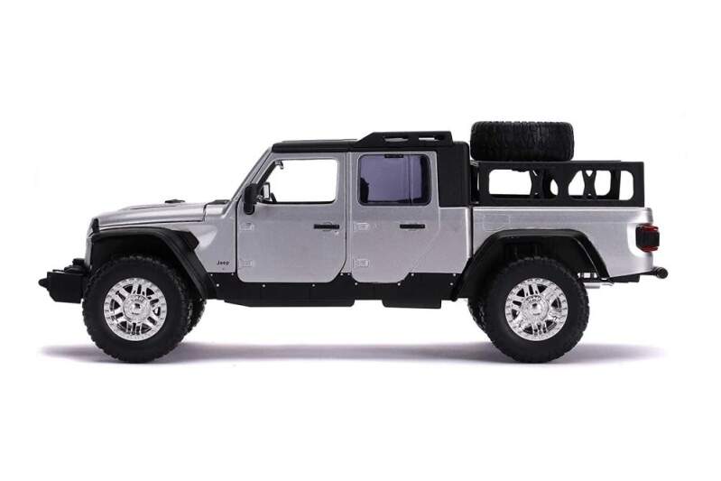 Model Rychle a zběsile JEEP Gladiator 2020 1:24 šedý