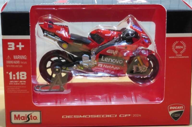Model Ducati MotoGP GP24 – Francesco Bagnaia #1