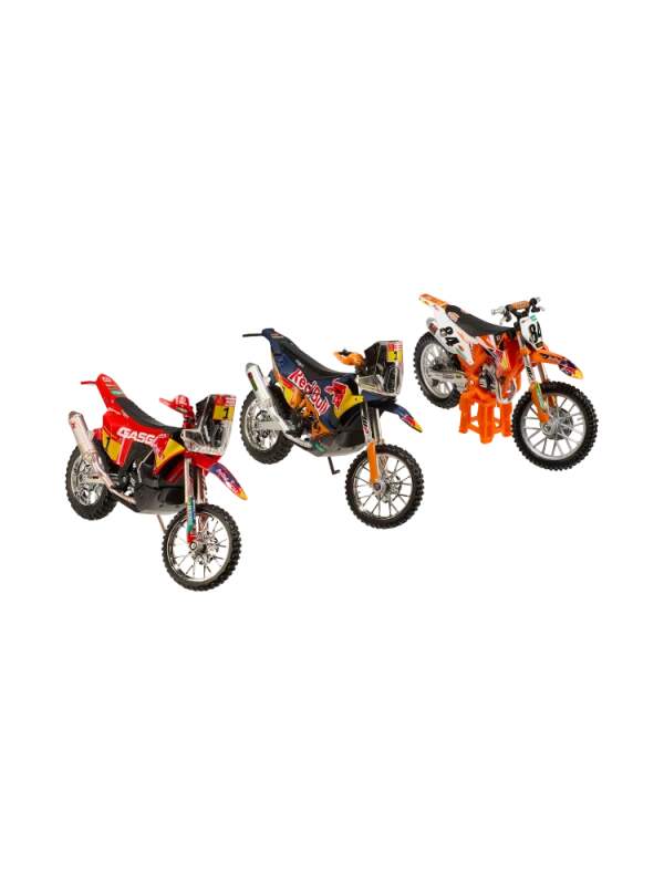 Set 3 motocyklů KTM Red Bull Racing BBurago